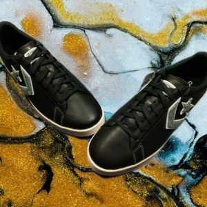 CONVERSE PRO LEATHER OXBLACK/SILVER 8M/9.5W